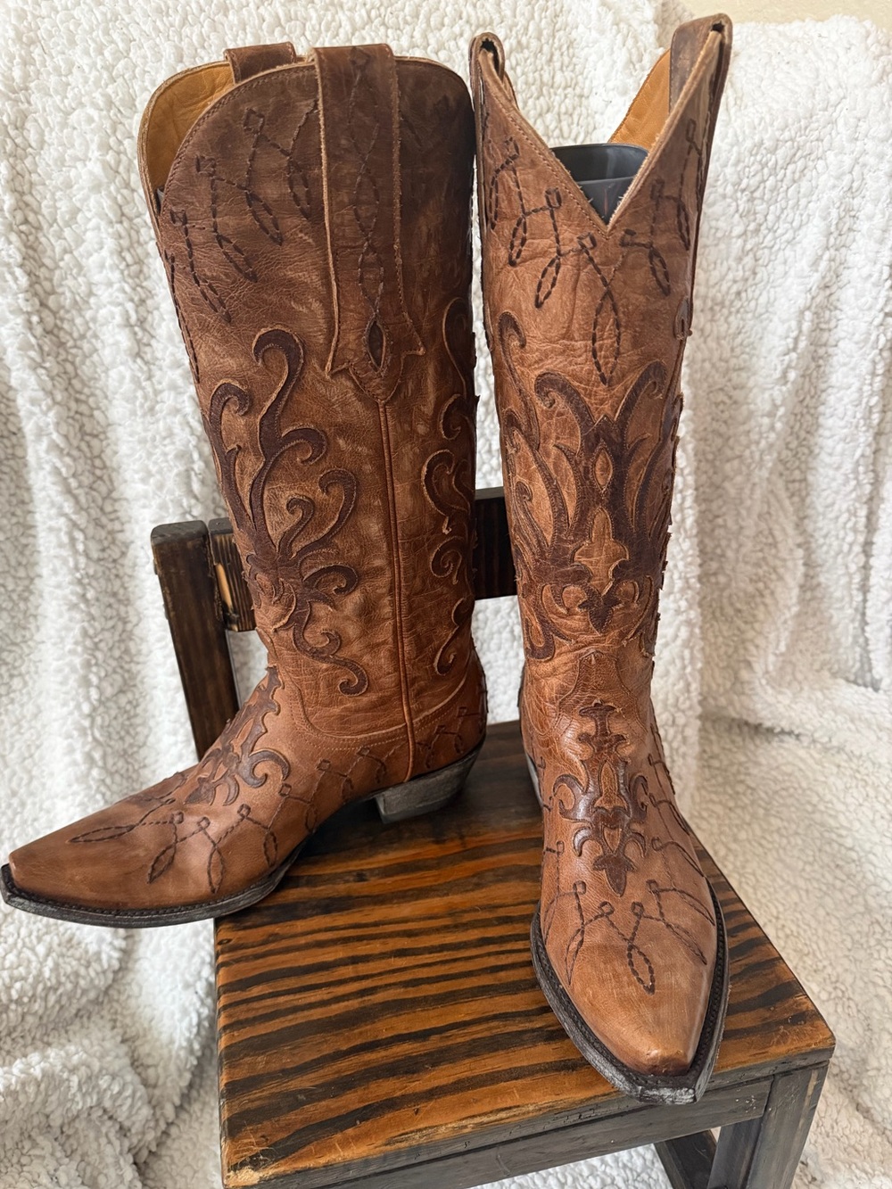 NEW Old Gringo Embroidered Brown Leather Western Cowgirl Boots - Picture 2 of 10